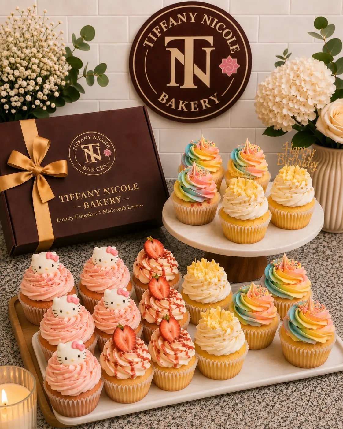 Cupcakes from Tiffany Nicole Bakery