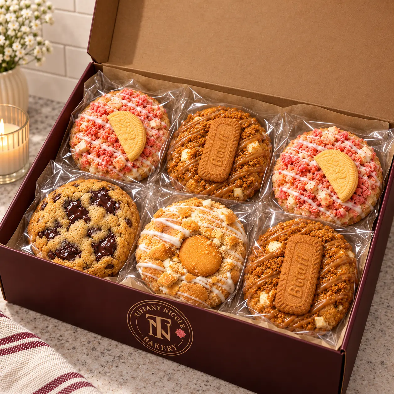 Assorted Tiffany Nicole Bakery gourmet cookies