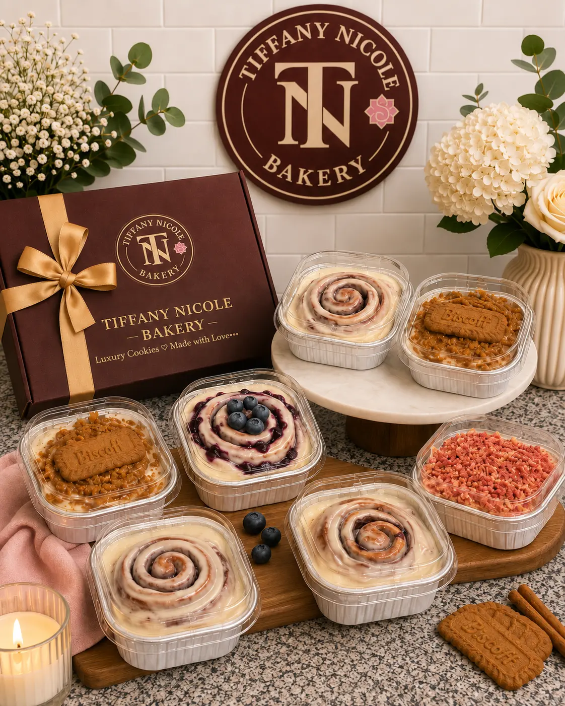 Cinnamon Rolls from Tiffany Nicole Bakery
